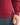 Person wearing a red jumper with a white background