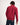 Person wearing a red jumper with a white background