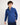 Boy wearing a blue jumper with a white background