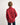 Young boy wearing a red workshirt on a white background