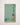 Decorative tablecloth with floral design on a light green background