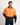 Man wearing a two-tone orange and navy hi-vis Australian cotton work shirt on a white background